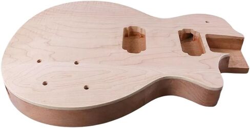 New Guitar Body Mahogany Maple Cap DIY Electric Guitar Replacement Set in Unfinished DIY bolt on in Saudi Arabia
