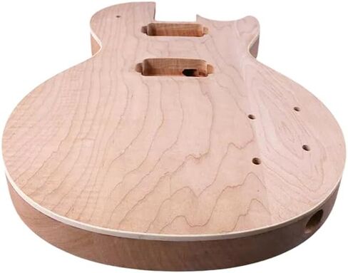 New Guitar Body Mahogany Maple Cap DIY Electric Guitar Replacement Set in Unfinished DIY bolt on in Saudi Arabia