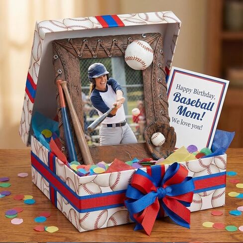 Handmade Photo Frame 3D Baseball Sports Frame Birthday Gifts for Men,Women,Athletes,Coaches,Teams (Brown) in Saudi Arabia
