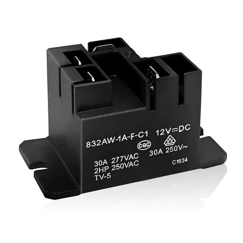 Relay 832AW-1A-F-C1 (Set of 2), 12VDC 30A 4 Pin General Purpose Relay Heavy Duty Power Relays 2 Count in Saudi Arabia