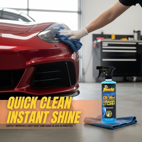 Quik Clean & Wax: منظف رش للتفاصيل الخارجية للسيارة والقوارب والدراجات النارية والمركبات الترفيهية، 16 أونصة in Kuwait