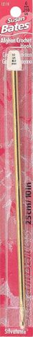 Susan Bates 10-Inch Silvalume Aluminum Afghan Hook, 5mm, Assorted Colors in Kuwait