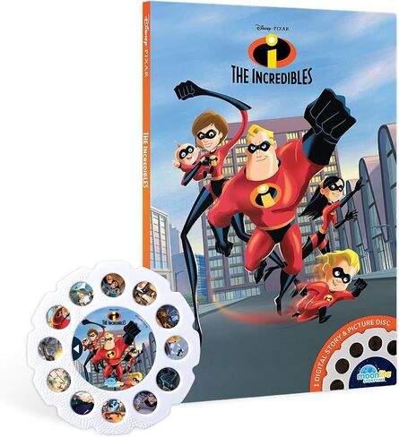 Moonlite Storytime The Incredibles Storybook Reel، طريقة سحرية للقراءة معًا، قصة رقمية لجهاز العرض، تأثيرات صوتية ممتعة، هدايا تعليمية للأطفال من عمر سنة واحدة فما فوق in Saudi Arabia