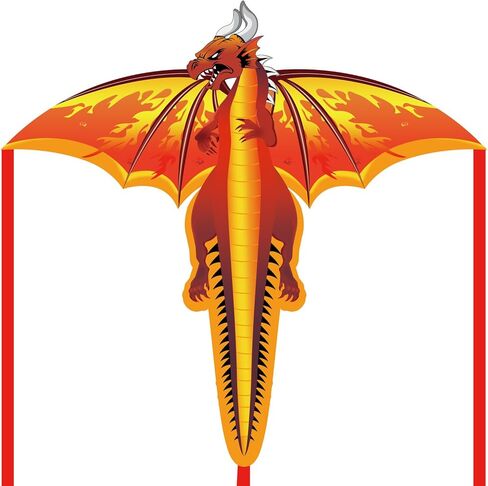 SNJOYFUL Butterfly Kite for Kids & Adults Easy to Fly, Large Kite for The Beach, Easy Flying Single Line Kite, Come with 4 Long Tail and 300 FT String Kite Handle in Saudi Arabia