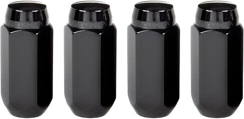 MCGARD 64024 Black Cone Seat Style Lug Nut Set (M14 x 1.5 Thread Size) - Set of 4 in Saudi Arabia