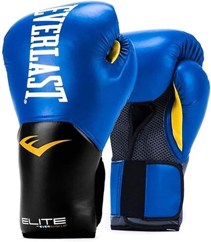 قفازات التدريب Everlast Elite Pro Style، باللون الأزرق، 8 أونصة in Saudi Arabia