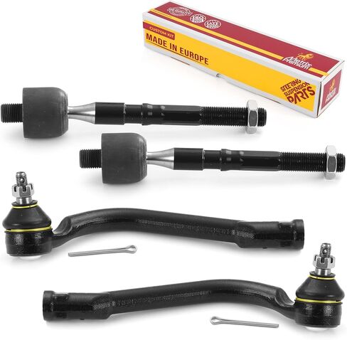 طقم نهاية قضيب الربط الداخلي والخارجي 4 قطع من Metrix Premium EV800695، ES800717، ES800718 يناسب 11-14 Hyundai Sonata، 2015 Hyundai Sonata L4 2.4L، 11-16 Kia Optima in Saudi Arabia