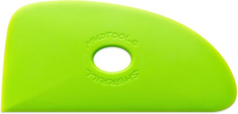 Mudtools Polymer Rib Green Size 4 Medium - Triple Radius - Ceramics, Pottery, Clay - G4 in Saudi Arabia
