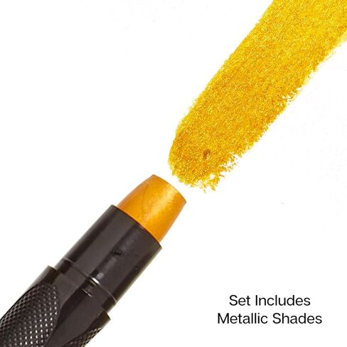KINGART 580-72 GEL STICK Set, Artist Pigment Crayons, 72 Unique Colors, Water Soluble, Creamy, and Odorless, Use on Paper, Wood, Canvas and more in Saudi Arabia