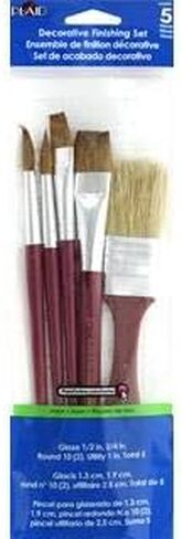 Plaid Decorative Paint Brush Set, 44209 (5-Piece), Large in Saudi Arabia