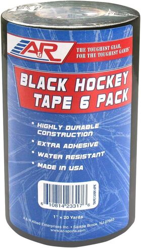 A&R Sports Black Hockey Tape, Size in Saudi Arabia