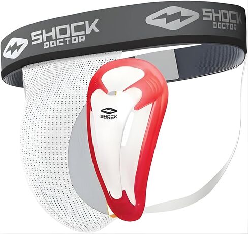 Shock Doctor Jock Strap Supporter with BioFlex Cup Included. Core Protective Sports Athletic Cup. Adult Men & Youth Sizes in Saudi Arabia