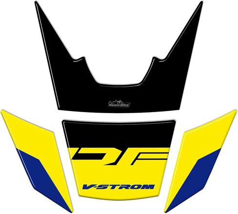Motorcycle 3D Stickers Compatible with Suzuki V-Strom 800 DE 2023-2025. Fairing Protections from Impact and Scratches. Resin Stickers - Made in Italy in Saudi Arabia