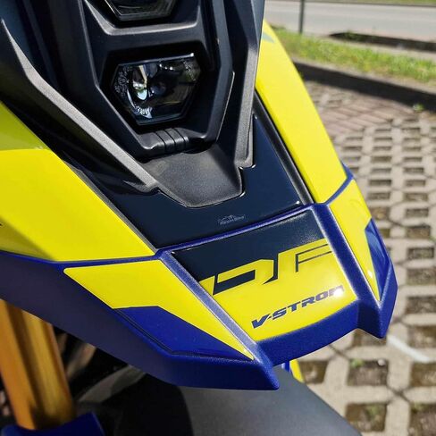 Motorcycle 3D Stickers Compatible with Suzuki V-Strom 800 DE 2023-2025. Fairing Protections from Impact and Scratches. Resin Stickers - Made in Italy in Saudi Arabia