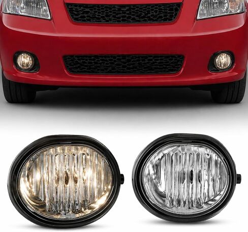 مصابيح الضباب CPW متوافقة مع [2003 2004 2005 2006 2007 2008 Toyota Matrix/Pontiac Vibe] مصابيح الضباب للقيادة + مفتاح + مجموعة أسلاك in Kuwait