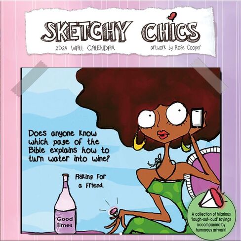 تقويم حائط Sketchy Chics مقاس 12 × 12 من تيرنر (24998012103) in Saudi Arabia