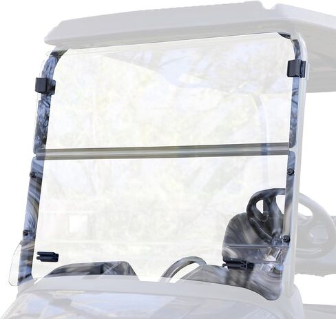 Clear Fold-Down Windshield for Advanced EV Golf Car in Saudi Arabia