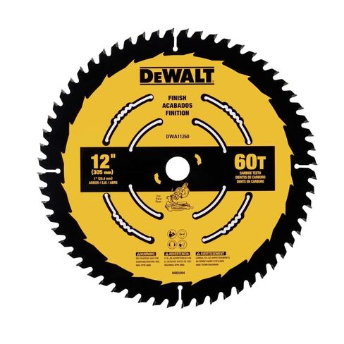 شفرة منشار نهائية 60T من ديوالت مقاس 12 بوصة (DWA11260) in Saudi Arabia