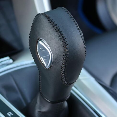 PU Carbon Fiber Car Gear Shift Knob Cover Fit for Ford Focus 2012 2013 2014 2015 2016/Ford Fiesta 2014 2015 2016/Ford Fusion S/Ford Fusion SE 2013 2014 2015 2016 Gear Shift Head Cover in Saudi Arabia