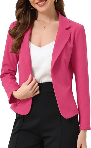 Allegra K Business Blazer for Women's Work Office Open Front Casual Dressy Suit Jackets in Saudi Arabia