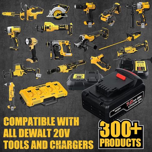 VANON 2Pack LB2X4020 7.0Ah Replacement for Black and Decker 20v Lithium Battery LBXR2020 LBX4020 LB2X4020-OPE LBXR20-OPE LBXR20 LB20 LBX20 Compatible with Black and Decker Drill Cordless Tools in Saudi Arabia
