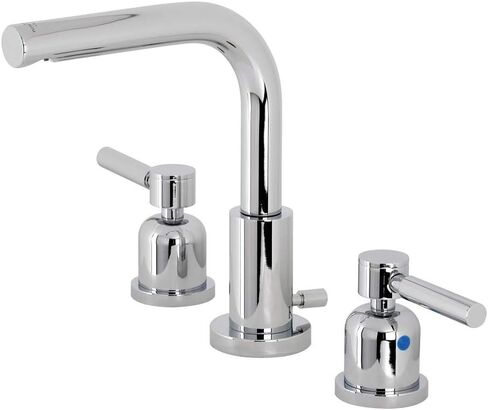 Kingston Brass Fauceture FSC8953DL 8 in. Widespread Bathroom Faucet, Brushed Brass in Saudi Arabia