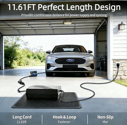 VoolexGo 180W(Max) AC to DC Converter, 110V to 12V Converter/15A/7.2FT, Car Cigarette Lighter Socket, AC/DC Power Supply Adapter for Inflator, Car Refrigerator,Car Vacuum and Other Car Powered Devices in Saudi Arabia