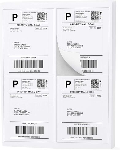 Buhbo 30-UP FBA Product Sticker Labels 1" x 2-5/8" Address Labels for Laser & Ink Jet Printers (100 Sheets, 3,000 Labels) in Saudi Arabia