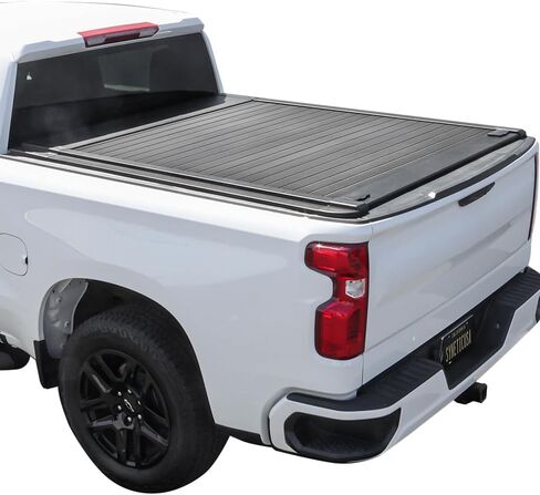 Syneticusa MB Retractable Hard Tonneau Cover Fits 2017-2024 Titan 5.5' (67") Truck Bed Waterproof Accessories in Saudi Arabia