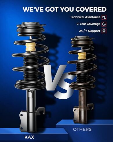 2PCS KAX 172286 172287 Front Struts and Shocks Absorbers for 2006-2011 Civic LX/EX/Hybrid/LX-S/EX-L/DX/GX in Saudi Arabia