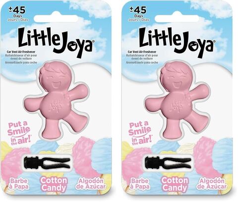 Little Joya 96018 Sweet Dreams Car Air Freshener Vent Clip Provides Long-Lasting Freshness in a Compact Design, Fights Odors for up to 45 Days, Cute Car Odor Eliminator, Non-Toxic, Pack of 1 in Saudi Arabia