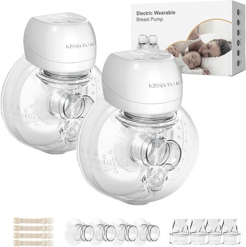 Breast Pump Electrical Flange Inserts 13/15/17/19/21mm & Nipple Ruler & Cleaning Brush,Compatible with Momcozy S12 Pro/S9 Pro/S9/S12/Bellababy/TSRETE/Nuliie (10 Pack)… in Saudi Arabia