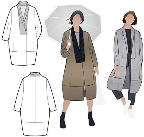 Style Arc Sewing Pattern - Rana Designer Coat (Sizes 04-16) in Saudi Arabia