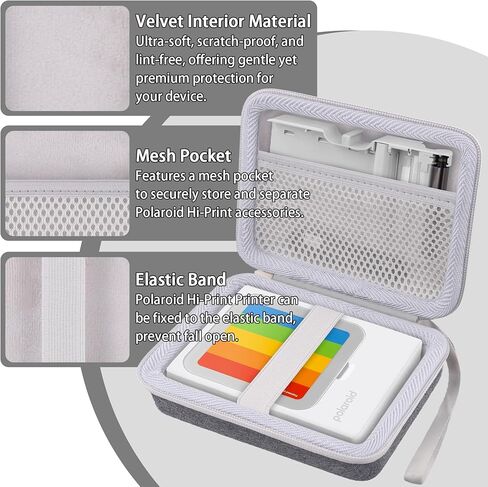 khanka Hard Case Replacement for Polaroid Hi-Print - Bluetooth Connected 2x3 Pocket Photo Printer in Saudi Arabia