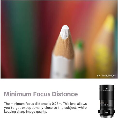 TTartisan 100mm F/2.8 2X Ultra Macro Tilt-Shift Lens, Compatible with Full-Frame Canon RF-Mount Mirrorless Cameras EOS-R RP R5 R6 R6II in Saudi Arabia