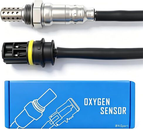 استبدال مستشعر الأكسجين HiSport 250-24649 - 4 أسلاك ملائمة مباشرة، مستشعر O2 مُسخن في المنبع والأسفل، يستبدل 25024649 KX2SO20460 15494 حزمة واحدة in Saudi Arabia