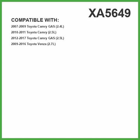 ECOGARD XA5649 Premium Engine Air Filter Fits Toyota Camry 2.5L 2010-2017, Camry 2.4L 2007-2009, Venza 2.7L 2009-2016 in Saudi Arabia