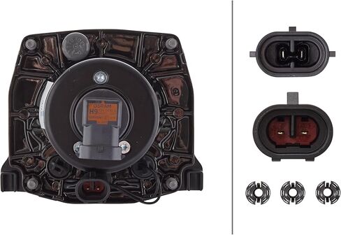 HELLA 008191057 90mm 12V High Beam Halogen Headlamp Module in Saudi Arabia