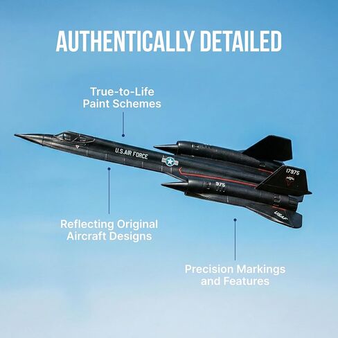 Daron Worldwide Trading SR-71 Blackbird Metal Vehicle (1:200 Scale), Black in Kuwait
