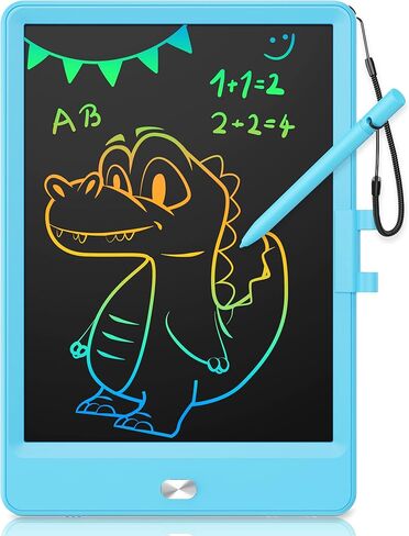 تابلت كتابة KOKODI LCD، 8.5 بوصة لوح رسم دودل للأطفال الصغار، منصات رسم إلكترونية قابلة للمسح وإعادة الاستخدام، لعبة تعليمية وتعلمية للأولاد والبنات من عمر 3-8 سنوات (وردي) in Saudi Arabia
