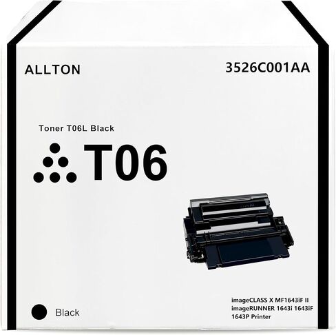 T06 Toner Cartridge 3526C001AA Black Toner Compatible for Canon imageCLASS X MF1643i II 1643iF II,imageRUNNER 1643i 1643iF 1643P Printer(1-Pack) in Saudi Arabia