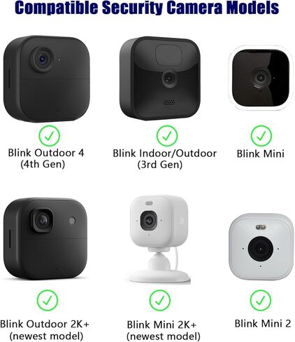 دعامة تثبيت مغناطيسية على الحائط متوافقة مع Blink Outdoor 4 (الجيل الرابع)، Blink Mini، Blink Outdoor (الجيل الثالث) XT3، Blink XT/XT2، حامل مغناطيسي قابل للتعديل بدون حفر لسطح معدني بدون أداة in Saudi Arabia