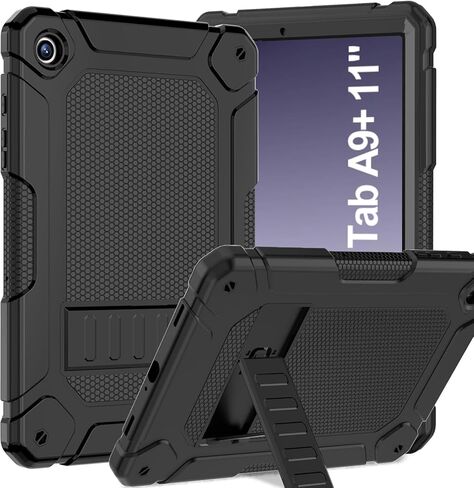 حافظة BMOUO لهاتف Samsung Galaxy Tab A9+/A9 Plus مقاس 11 بوصة 2023 (SM-X210/X216/X218)، حافظة Galaxy Tab A9+/A9 Plus، حافظة شديدة التحمل مقاومة للصدمات Samsung Galaxy Tab A9+/A9 Plus، زهري in Saudi Arabia