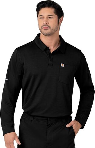قميص بولو رجالي من Carhartt Rugged Flex Field & Rescue ثقيل الوزن بأكمام طويلة in Saudi Arabia
