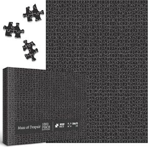 Difficult Puzzles for Adults 1000 Pieces, Impossible Crazy Jigsaw Puzzles, White Blank Challenging Puzzles for Adults Hard in Kuwait