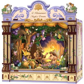 CUTEBEE DIY Book Nook Kit with Dust Proof, Bookshelf Insert DIY Miniature Kit Booknook Bookend Stand Bookcase Model Build Creativity Kit Decor Alley with LED Light (Magic Pharmacist) in Kuwait