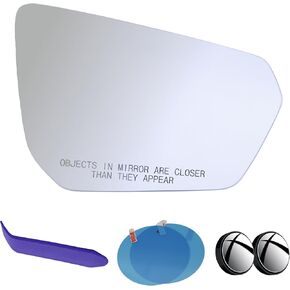 Passenger Side Mirror Glass Replacement Compatible with Chevrolet Equinox 2018-2024 & GMC Terrain 2018-2024, Heated, 23406427 in Saudi Arabia