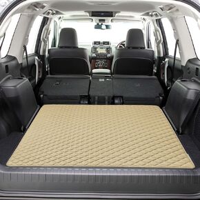 FH Group F16501BLACK-46 Deluxe Heavy Duty Faux Leather Diamond Pattern Multi-Purpose Black Automotive Cargo Liner fits most Cars, SUVs, and Trucks, 46 inches in Saudi Arabia