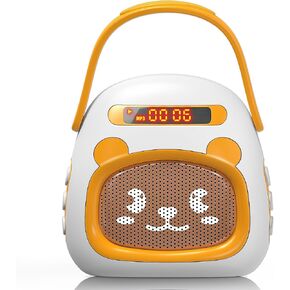 Portable Kids Music Player for Toddlers, Preloaded Stories Music Lullabies & White Noise, Mini Toddler MP3 Player with Bluetooth Speaker, Travel Sound Machine for Baby Kids with Strap & Ring in Kuwait