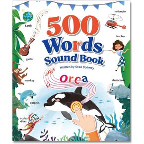 كتاب صوتي للتعلم التفاعلي للأطفال من عمر 3 إلى 8 سنوات - 500 كلمة من المفردات الإنجليزية الأساسية، كتاب ناطق تعليمي مبكر مع اللمس والصوت لمرحلة ما قبل المدرسة ورياض الأطفال والتعليم المنزلي in Kuwait